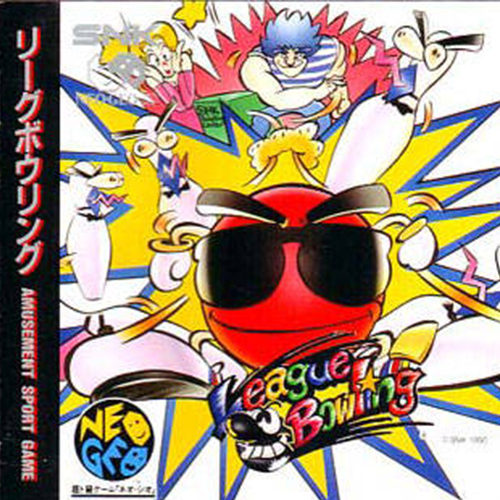League Bowling box art for Neo Geo CD